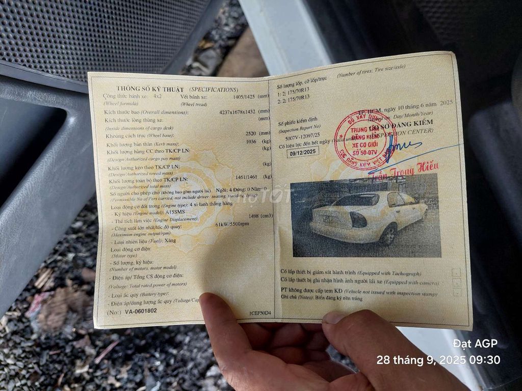 Lanos 2003 xe nhà dùng bán. Mua bán Ô tô tại Thành phố Biên Hòa Đồng Nai được đăng bởi Thành Đạt hình 20