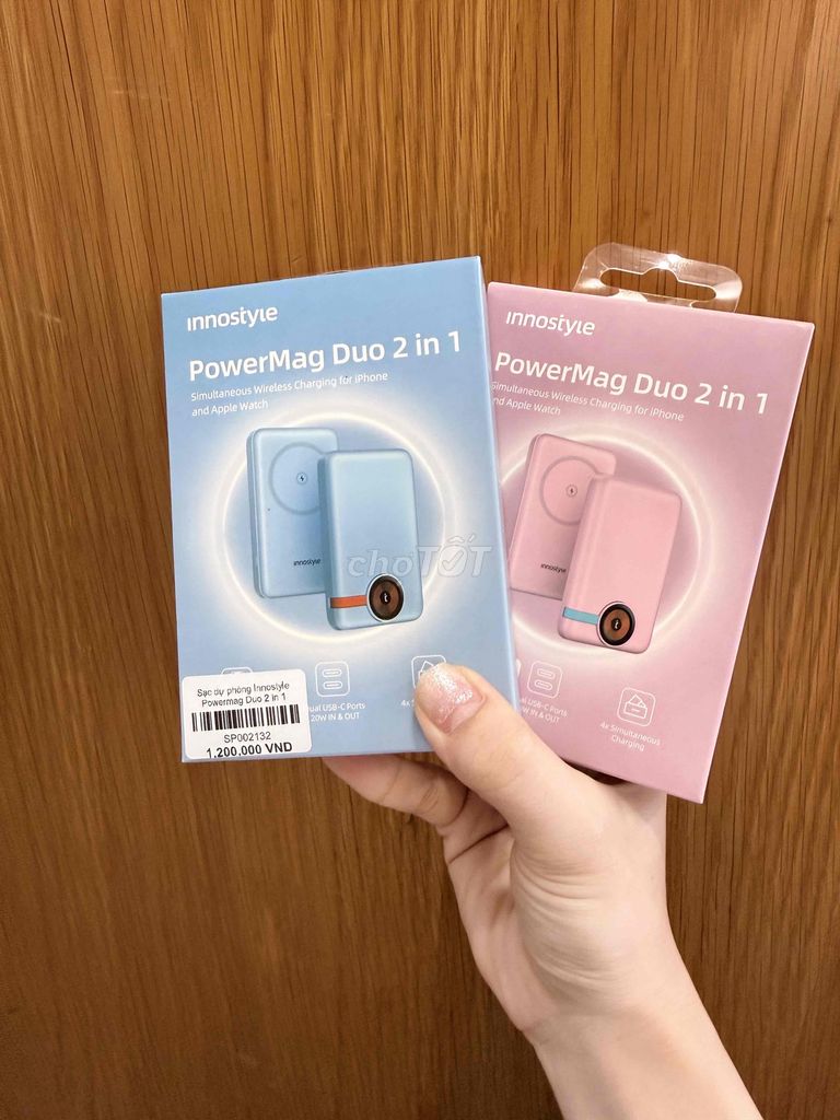 Sạc dự phòng Innostyle Powermag Duo 10000mAh. Mua bán Phụ kiện (Màn hình, Chuột...) tại Quận Ninh Kiều Cần Thơ được đăng bởi Minh Phát hình 1