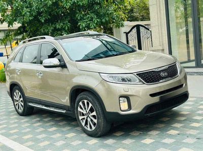 Kia Sorento 2015 2.4L Vàng cát 12 vạn km