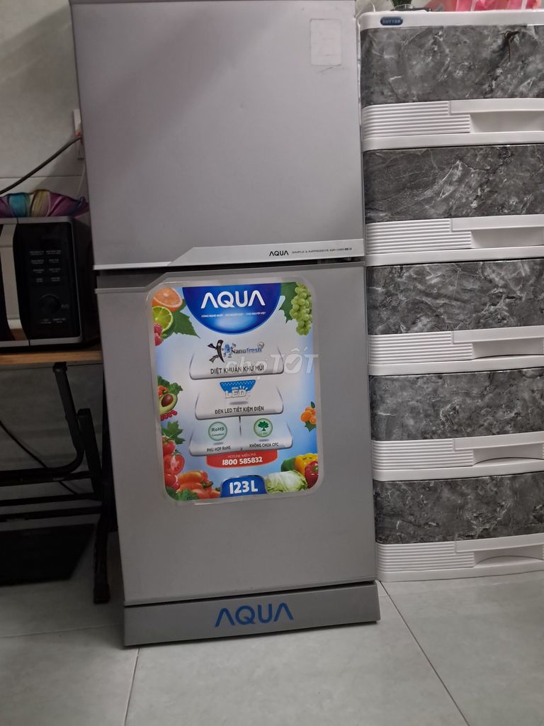 Tủ lạnh Aqua 123L Xám. Mua bán Tủ lạnh tại Thành phố Thủ Đức Tp Hồ Chí Minh được đăng bởi Lê văn ân hình 1