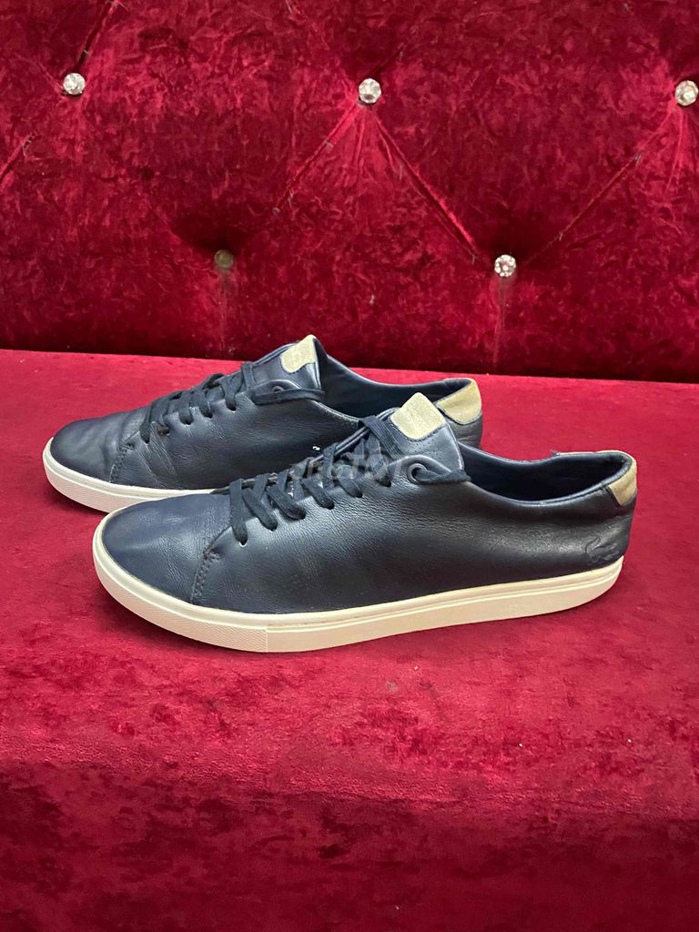 Giày thể thao Lacoste Nam Da Xanh Navy 42. Mua bán Giày dép tại Huyện Hóc Môn Tp Hồ Chí Minh được đăng bởi Giày Hiệu Cũ hình 1