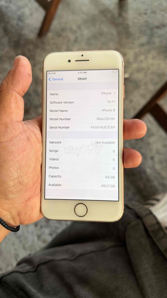 iPhone 8 64GB Vàng hồng. Mua bán Điện thoại tại Quận 7 Tp Hồ Chí Minh được đăng bởi Nguyên Thanh hình 1
