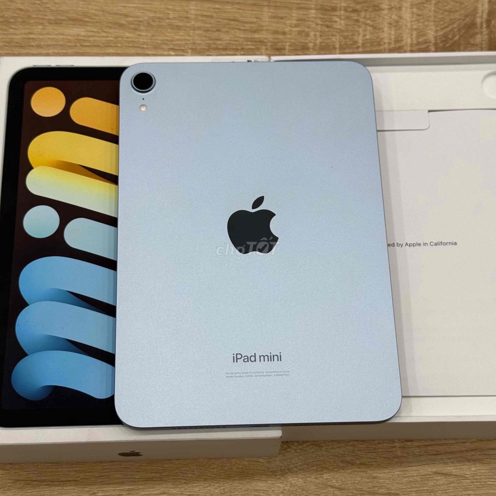 IPAD MINI 7 128GB WIFI, Fullbox VN sạc 29 lần