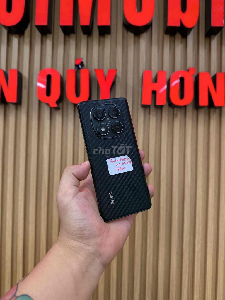 Xiaomi Redmi Note 14 256GB Đen. Mua bán Điện thoại tại Quận Đống Đa Hà Nội được đăng bởi  HT Mobie Trả góp nợ xáu bao duyệt hình 1