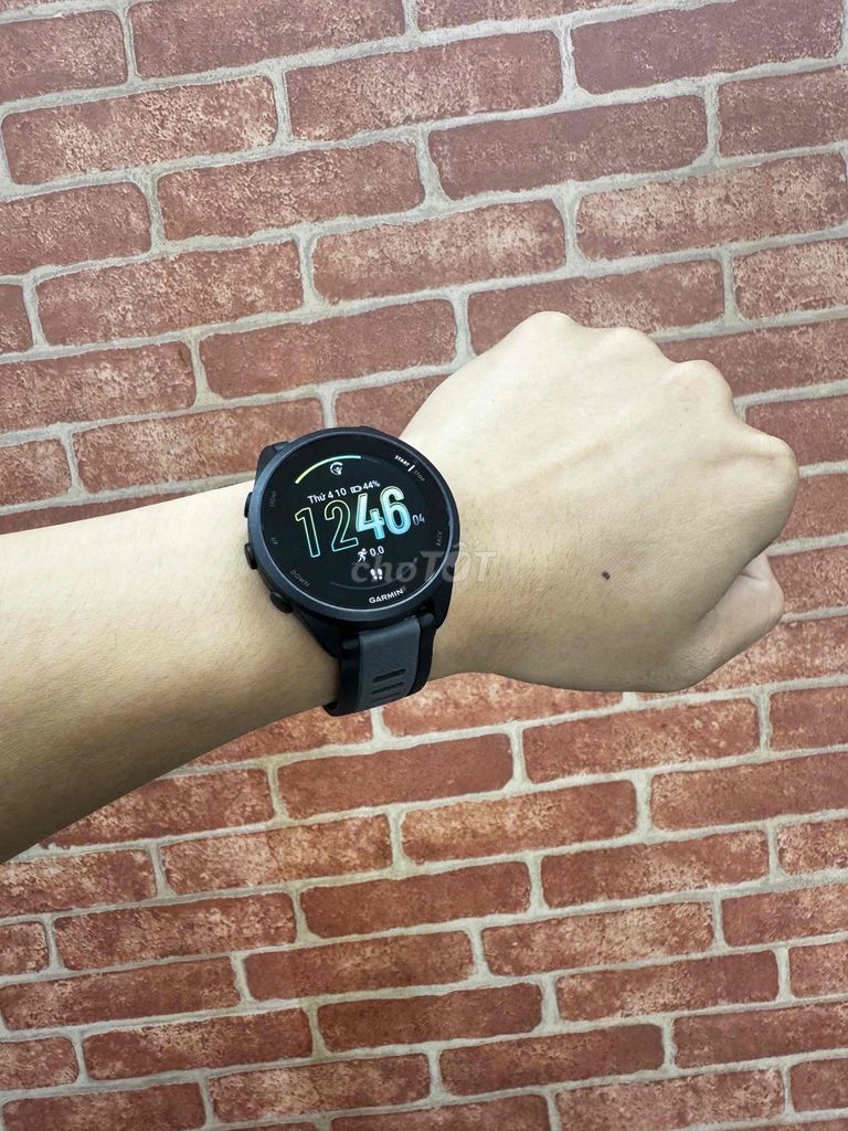 Garmin Forerunner 165 Đen. Mua bán Thiết bị đeo thông minh tại Quận Cầu Giấy Hà Nội được đăng bởi Cường Anh Shop hình 1