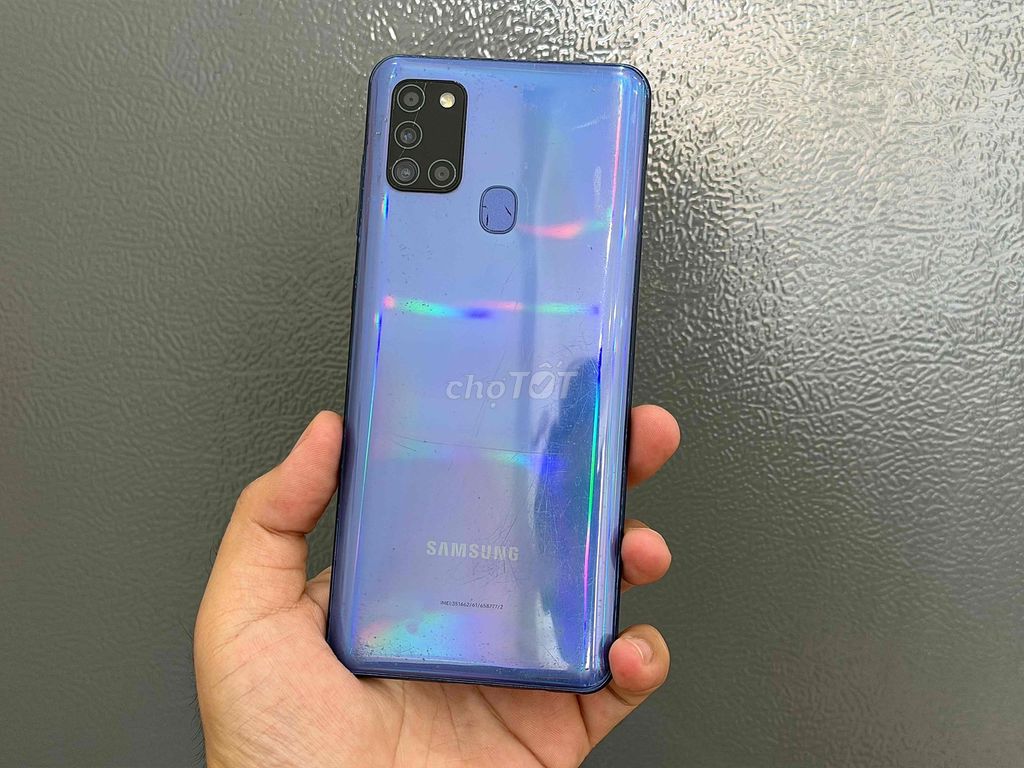 Samsung Galaxy A21s 32GB Xanh 2 Sim VN. Mua bán Điện thoại tại Quận Ninh Kiều Cần Thơ được đăng bởi Cầm Đồ Tấn Lợi hình 1