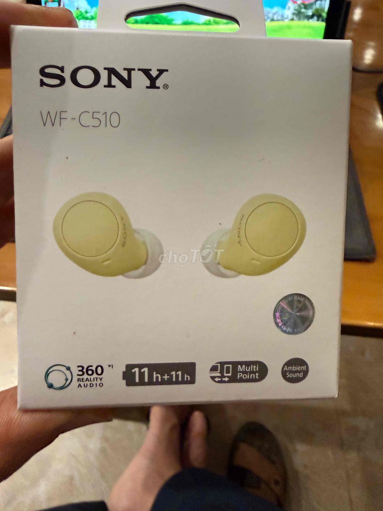 Tai nghe Sony WF-C510 Vàng. Mua bán Tivi, Âm thanh tại Huyện Việt Yên Bắc Giang được đăng bởi Đạo Bá hình 1