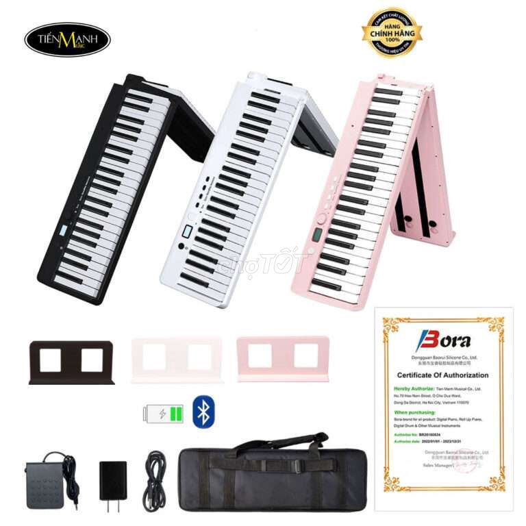 Đàn piano điện Bora BX-20 Trắng. Mua bán Nhạc cụ tại Huyện Thạnh Hóa Long An được đăng bởi Nhật Lê hình 1
