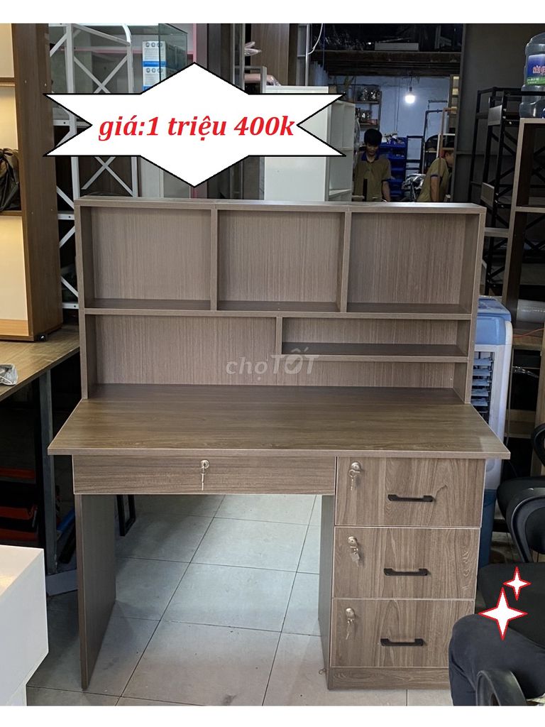 BÀN HỌC SINH & BÀN LÀM VIỆC TỪ VÁN MDF - CÓ SẴN -