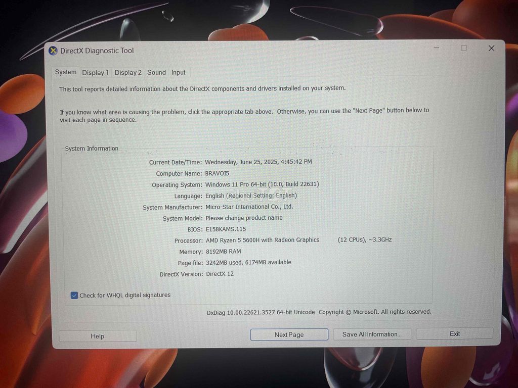 Laptop Gaming MSI Bravo i5