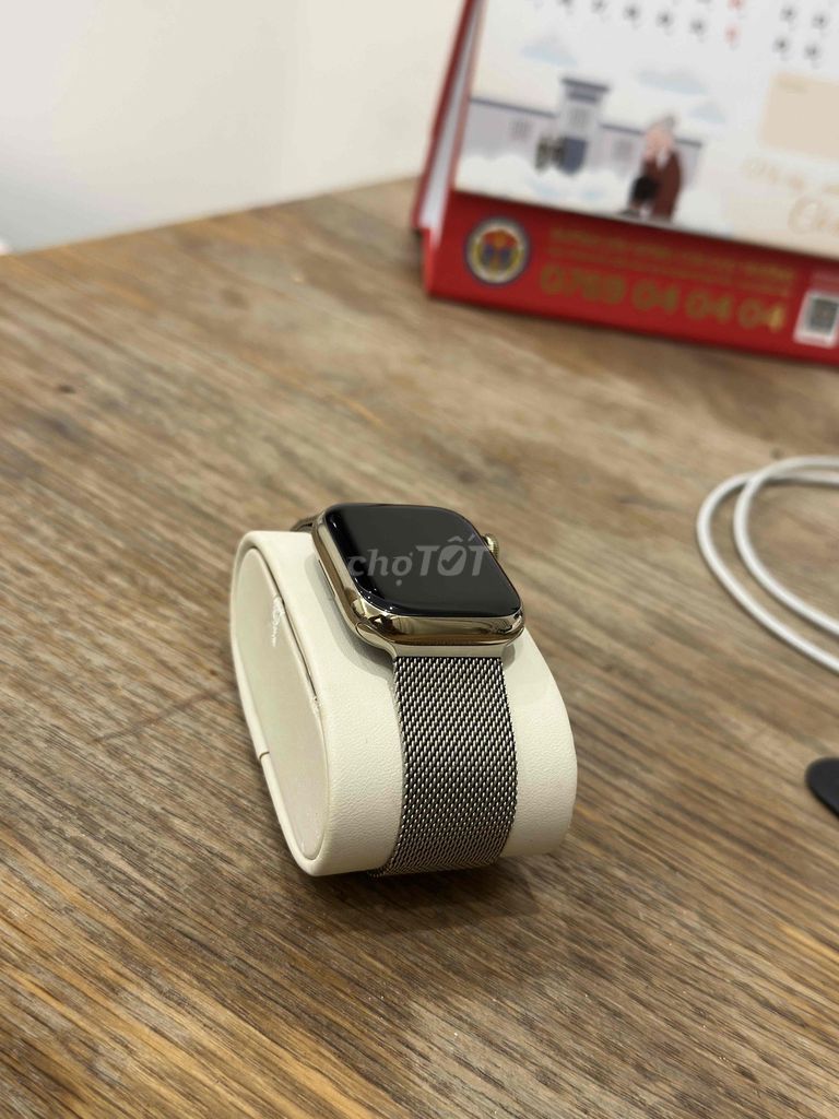 Apple Watch Series 9 41mm Thép Vàng 99%. Mua bán Thiết bị đeo thông minh tại Quận 7 Tp Hồ Chí Minh được đăng bởi Hồ Gia Bảo hình 1