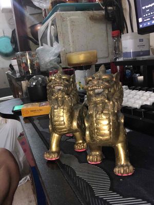 Tượng Tỳ hưu Đồng Vàng đục đặc. Mua bán Đồ sưu tầm, đồ cổ tại Quận Ba Đình Hà Nội được đăng bởi andy nguyễn