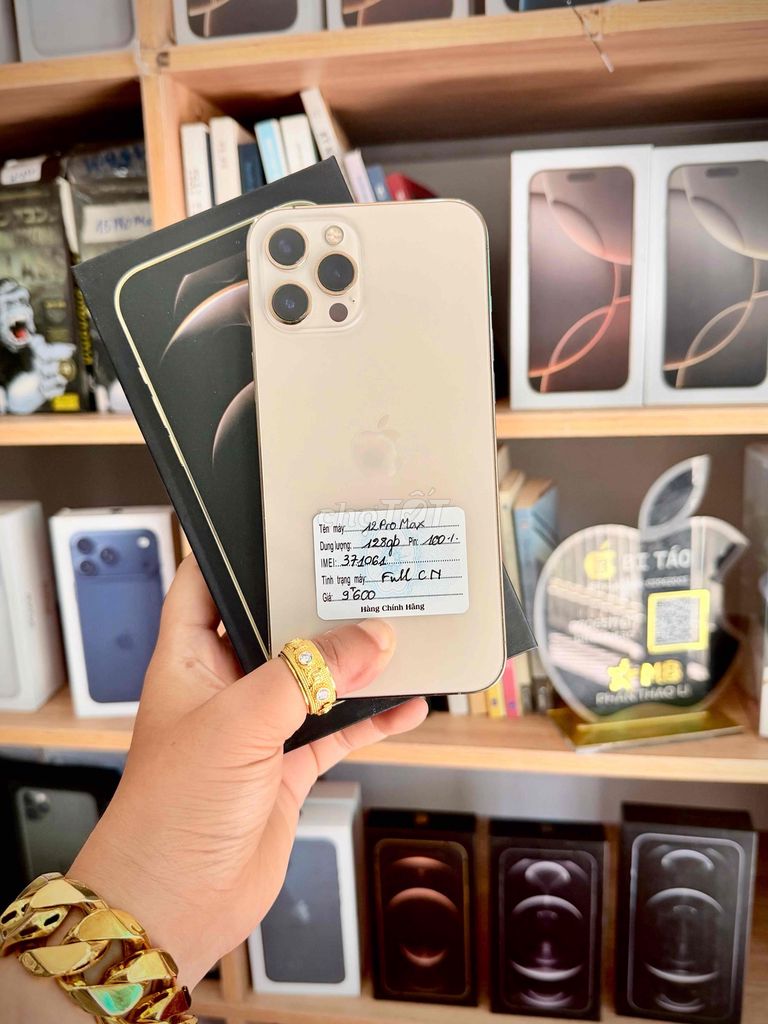 iPhone 12 Pro Max 128GB Vàng 97. Mua bán Điện thoại tại Thành phố Long Xuyên An Giang được đăng bởi Bi Táo Store hình 1