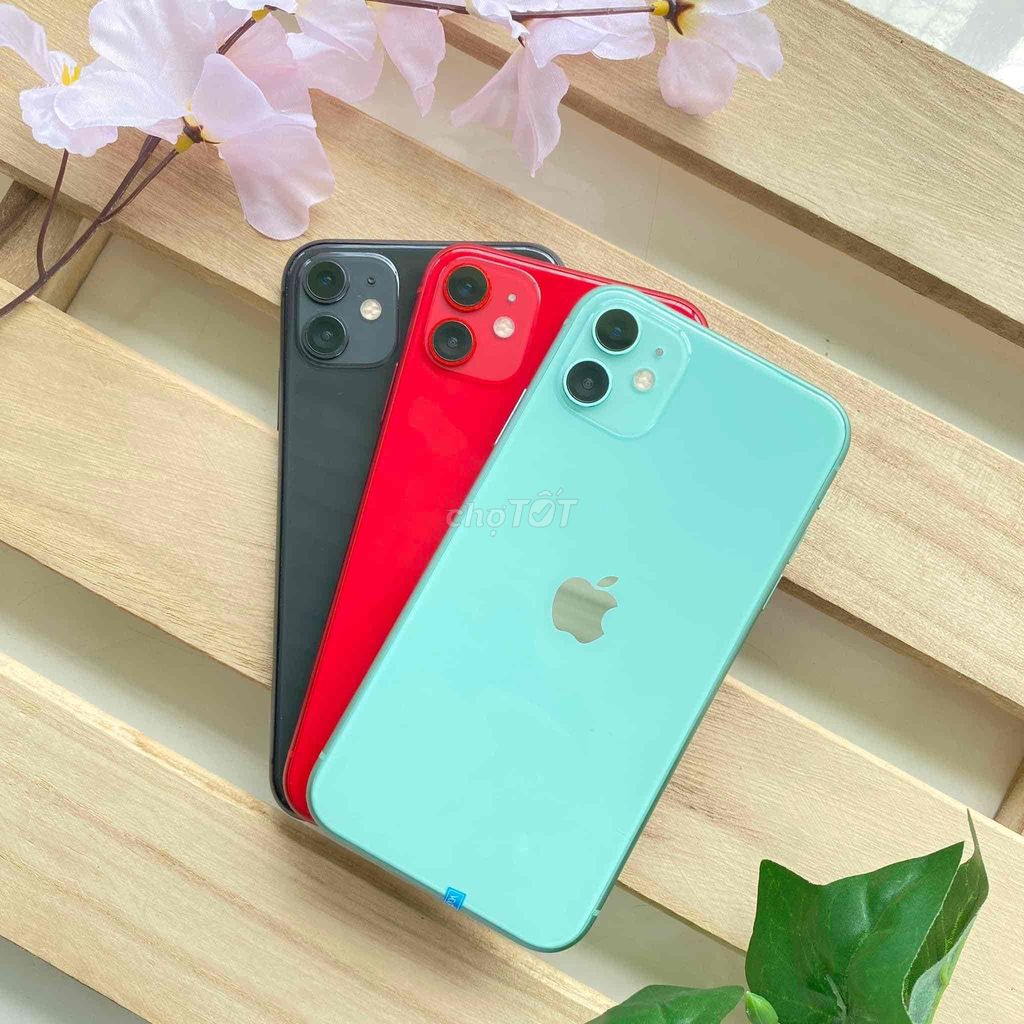 ❌MỚI VỀ🔥 GIẢM 500K IPHONE 11 Q.TẾ 64/128GB ZIN ĐẸP