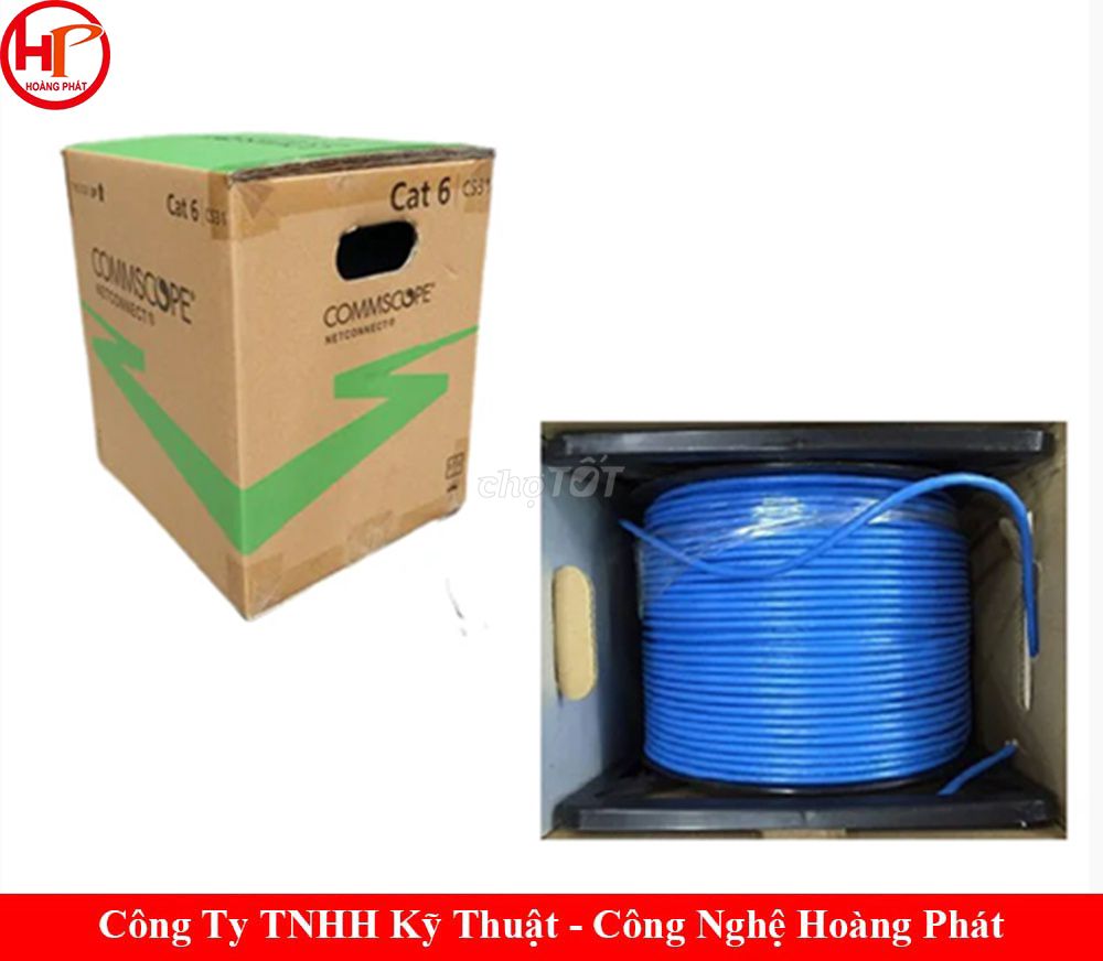 Cáp mạng Commscope CAT6 Xanh 135m. Mua bán Nội thất, đồ gia dụng khác tại Thành phố Qui Nhơn Bình Định được đăng bởi Hoàng Phát hình 1