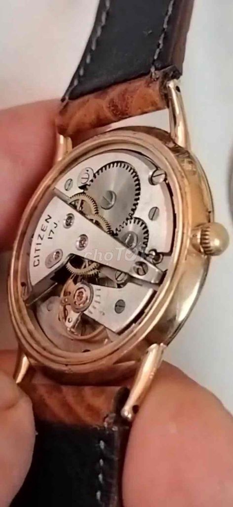 Đồng hồ Citizen nam Bọc vàng 20mr Cơ cót Vàng. Mua bán Đồng hồ tại Thành phố Long Xuyên An Giang được đăng bởi Long Xuyên  hình 1