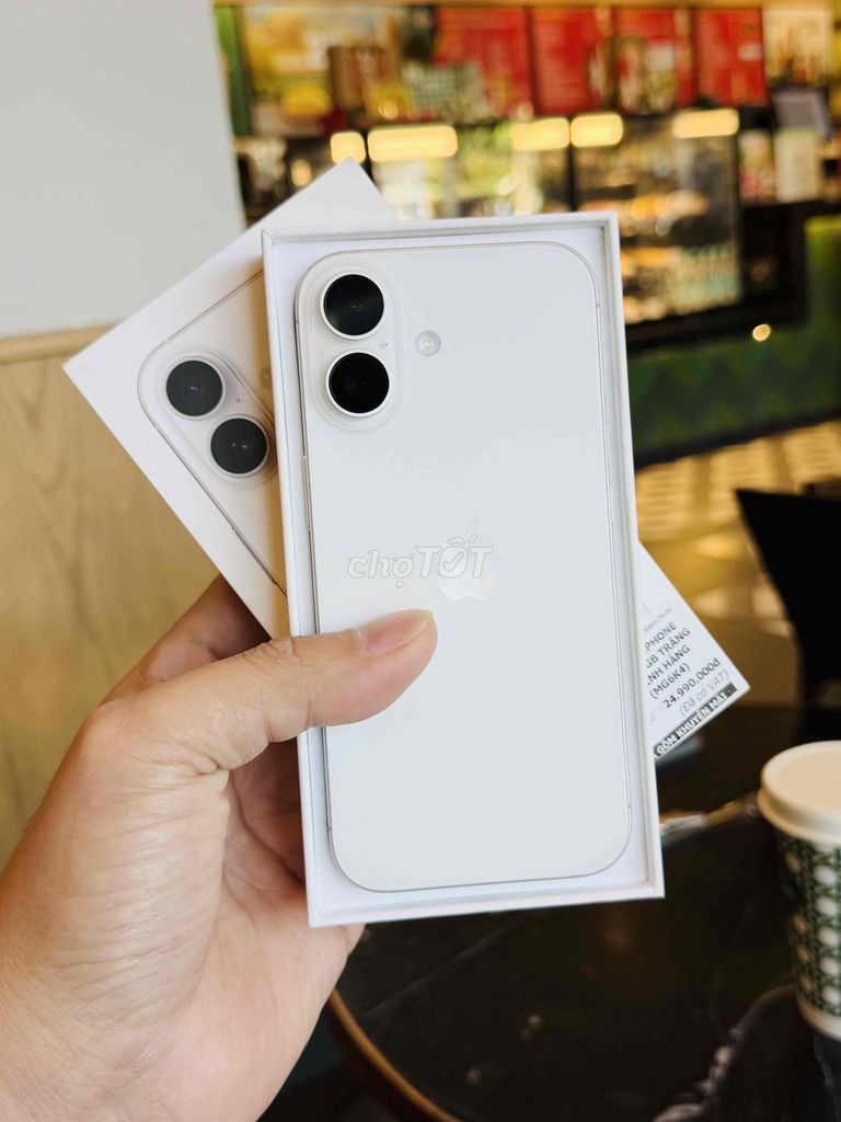 iPhone 17 TRẮNG VN/A,  Fullbox, Active On, SẠC 1 l. Mua bán Điện thoại tại Thành phố Buôn Ma Thuột Đắk Lắk được đăng bởi NHÀ TÁO BMT hình 1
