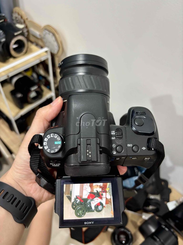 Máy ảnh SONY a350 kèm lens