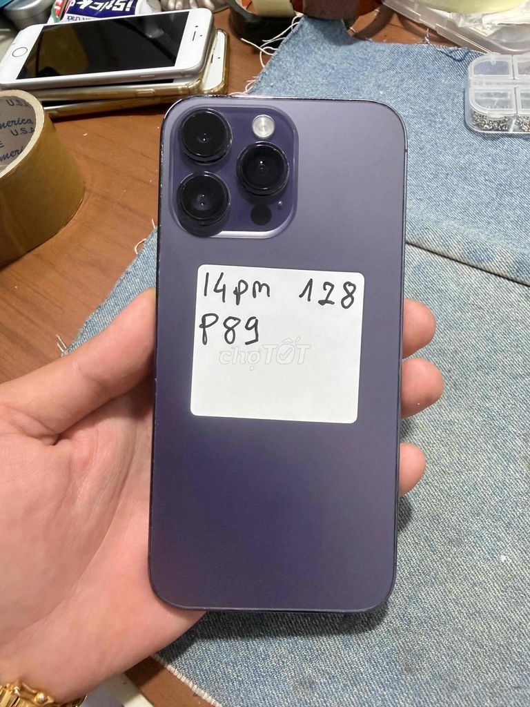 Apple iPhone 14 Pro Max 128GB Tím Đã sử dụng. Mua bán Điện thoại tại Huyện Tân Phước Tiền Giang được đăng bởi Le Duy Hong Duc hình 1