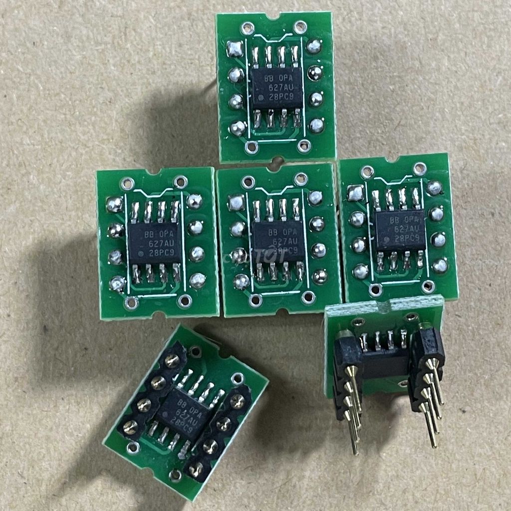 Op-amp OPA627AU (Đôi), nguồn mouser, đã test kỹ