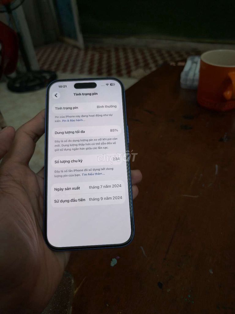 Apple iPhone 16 128GB Xanh. Mua bán Điện thoại tại Quận Hải Châu Đà Nẵng được đăng bởi trung chinh hình 1