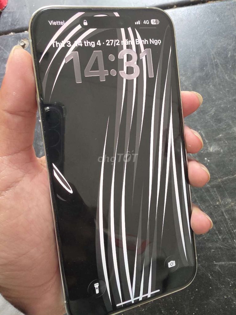 iPhone 14 Pro Max 128GB Trắng Lock. Mua bán Điện thoại tại Huyện Chợ Mới An Giang được đăng bởi Nguyễn hình 1