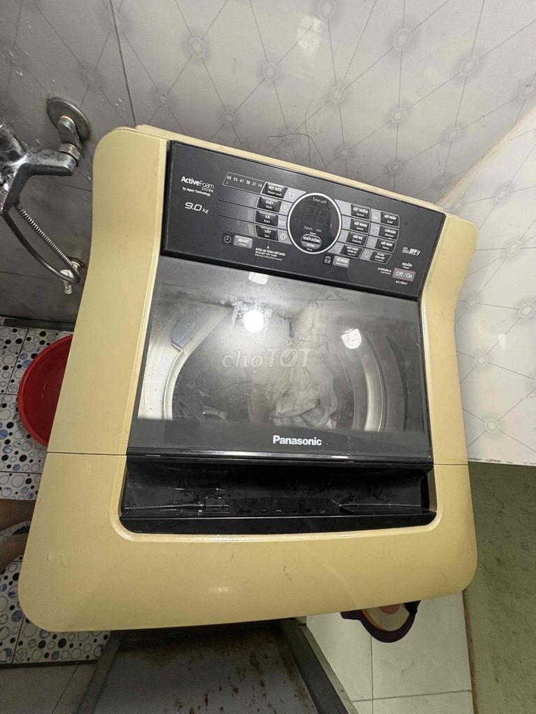 Máy giặt Panasonic 9kg Vàng kem. Mua bán Máy giặt tại Thành phố Bắc Ninh Bắc Ninh được đăng bởi cần tiền hình 1