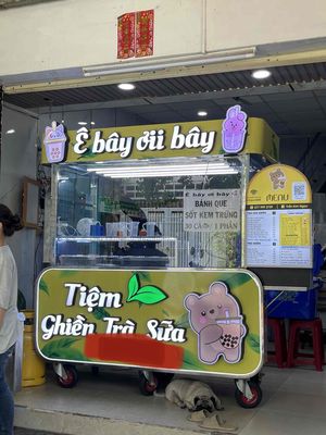 xe trà sữa có thùng đá và khay topping. Mua bán Nội thất, đồ gia dụng khác tại Quận Gò Vấp Tp Hồ Chí Minh được đăng bởi Trần Nhật