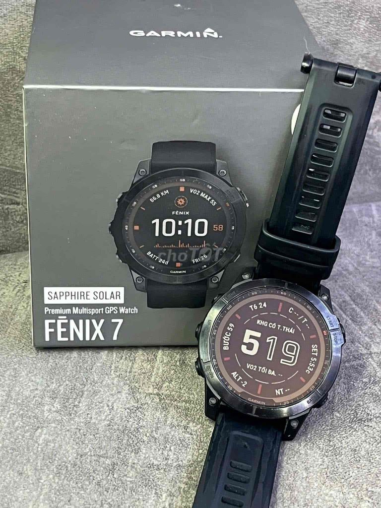 Fenix 7 Solar Sapphire used