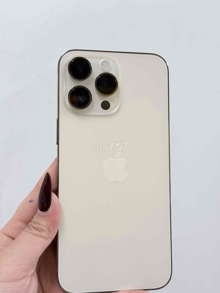 iPhone 14 Pro Max 128GB Vàng Gold ZP Mực Kim. Mua bán Điện thoại tại Thị xã Bến Cát Bình Dương được đăng bởi Nguyễn Thị Trà My hình 1