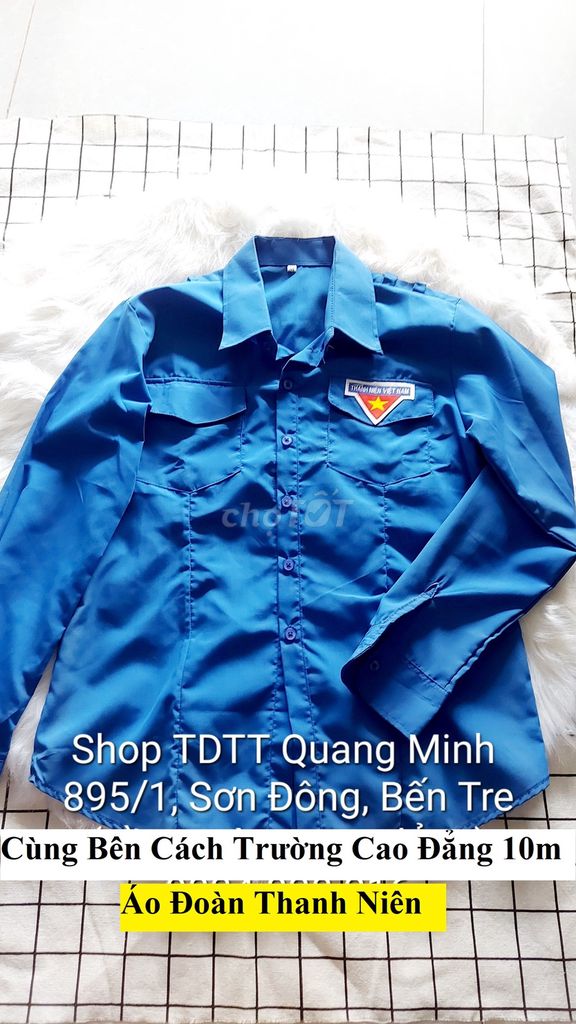 Áo Đoàn Thanh Niên. Mua bán Quần áo tại Thành phố Bến Tre Bến Tre được đăng bởi CHAI LỌ BEAUTYCOCO hình 1