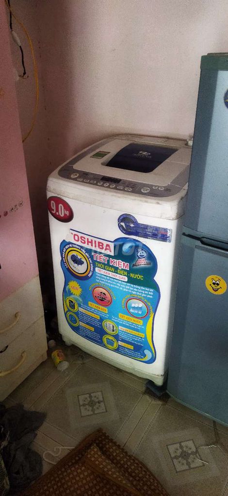 Máy giặt Toshiba 9.0kg Trắng. Mua bán Máy giặt tại Thành phố Vũng Tàu Bà Rịa - Vũng Tàu được đăng bởi Bất Công hình 1