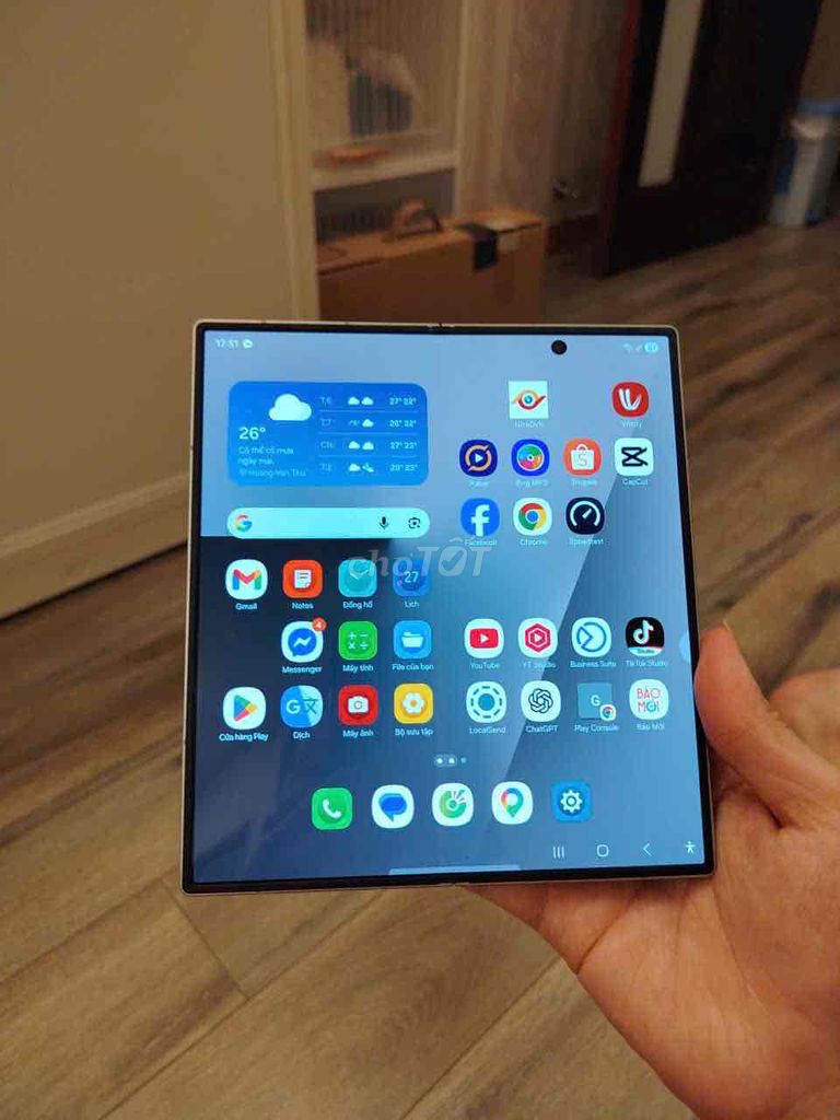 Samsung Galaxy Z Fold7 5G 512GB Bạc. Mua bán Điện thoại tại Quận Hoàng Mai Hà Nội được đăng bởi lyly hình 1