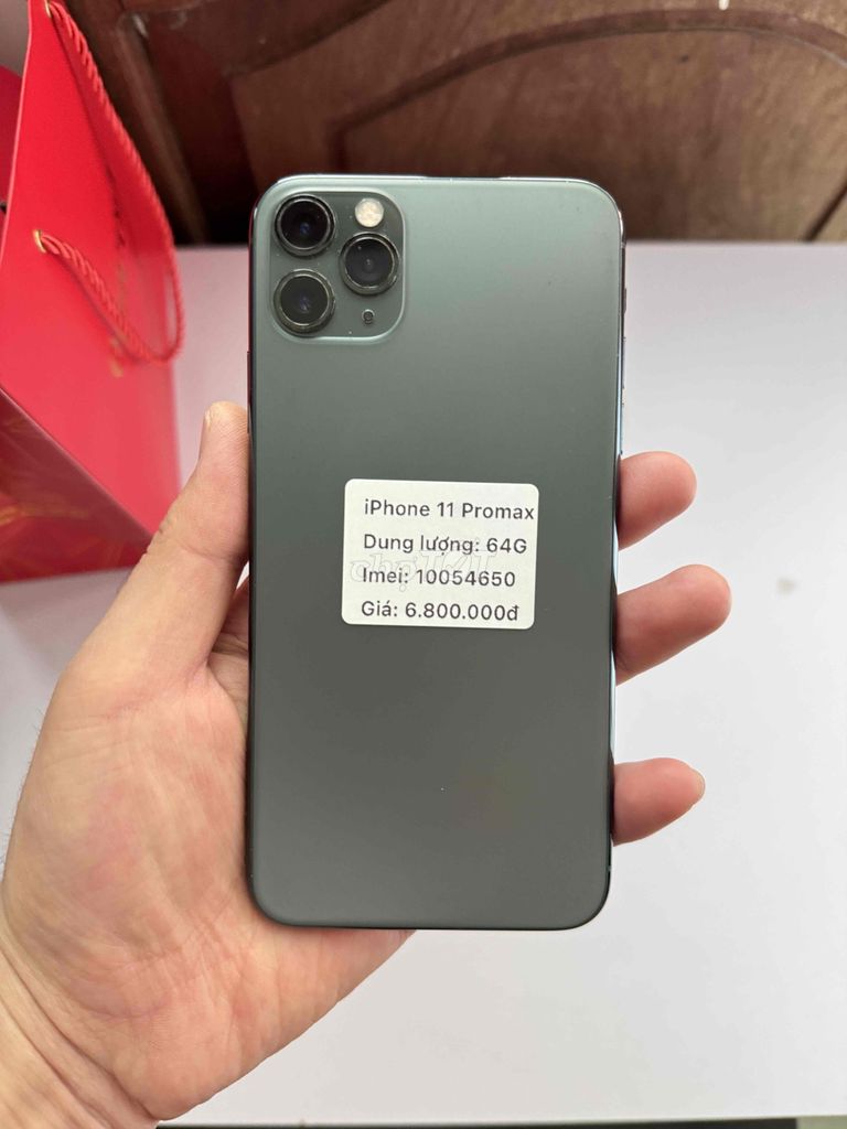 iPhone 11 Pro Max 64GB xanh full chức năng. Mua bán Điện thoại tại Thành phố Buôn Ma Thuột Đắk Lắk được đăng bởi Nguyễn Hoàng hình 1