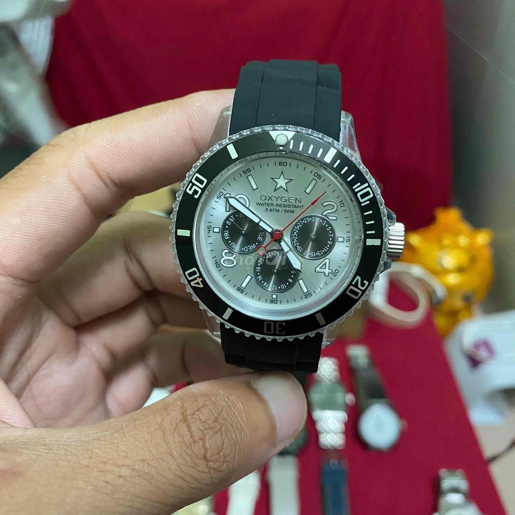 Đồng hồ đeo tay Oxygen Nam 41-43MM giá tốt. Mua bán Đồng hồ tại Huyện Thủ Thừa Long An được đăng bởi MINH PHAT hình 1