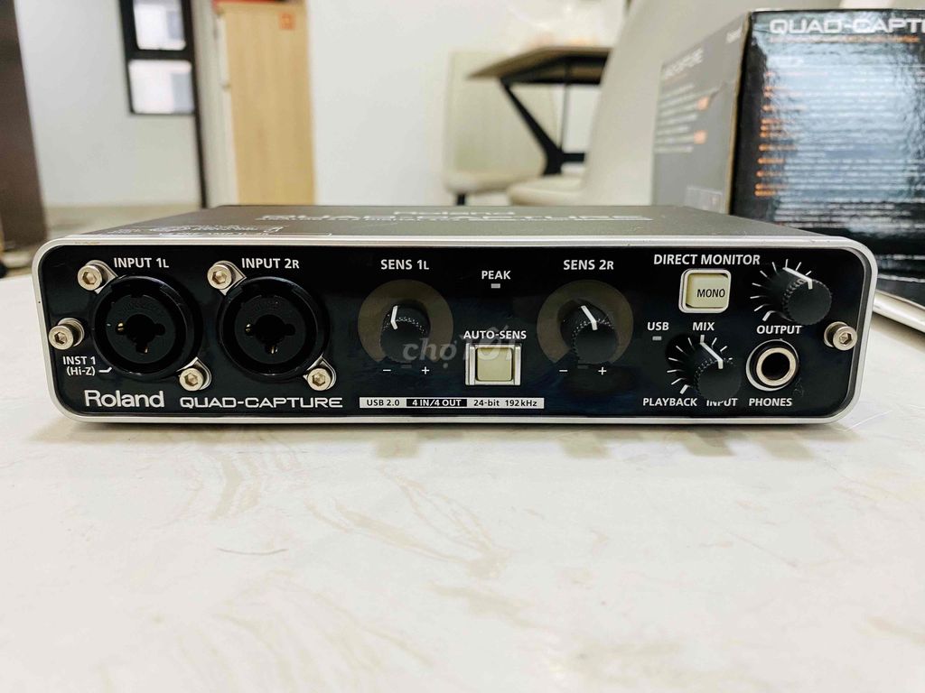 Sound card Roland QUAD-CAPTURE UA-55 Đen USB 2.0. Mua bán Tivi, Âm thanh tại Quận Nam Từ Liêm Hà Nội được đăng bởi Trương Quân Thuỵ hình 1