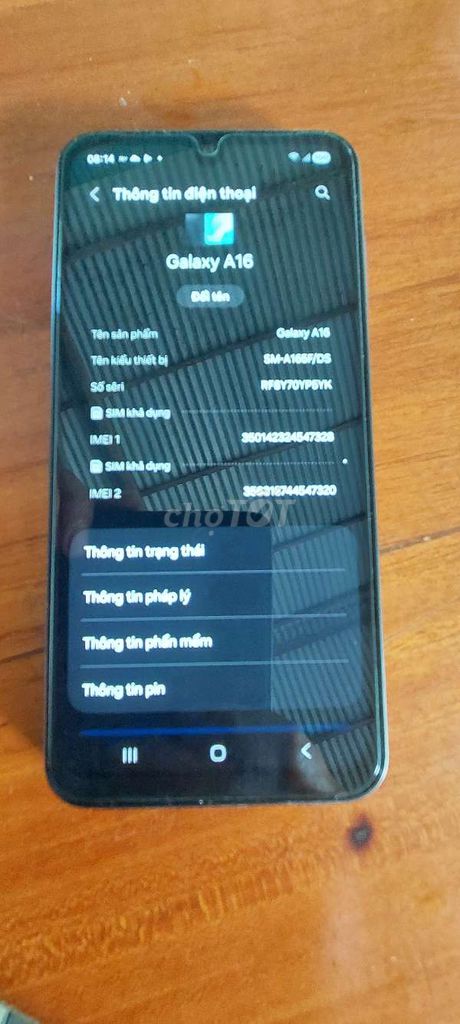 Samsung Galaxy A16 128GB Đen. Mua bán Điện thoại tại Huyện Gò Dầu Tây Ninh được đăng bởi Hàng Cũ Chất Lượng hình 1
