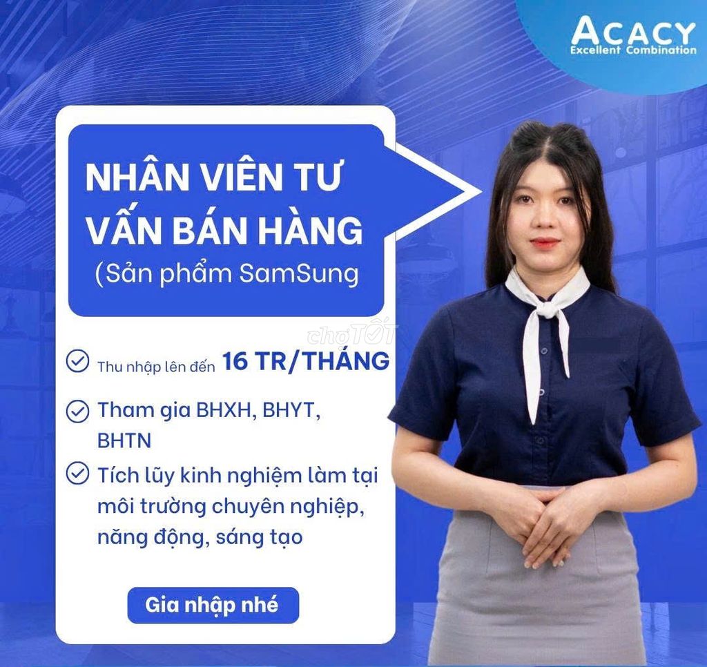 NHÂN VIÊN BÁN HÀNG SAMSUNG LƯƠNG ĐẾN 16M. Việc làm Bán hàng tại Thành phố Hạ Long Quảng Ninh được đăng bởi Ms Trang hình 1