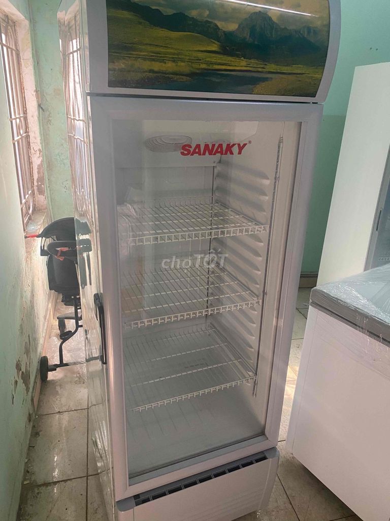 tủ mát sannaky 350 lít đời mới lét