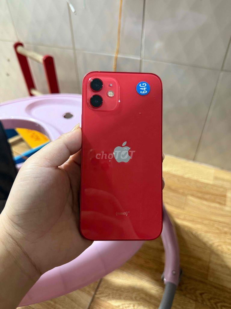 Apple iPhone 12 64GB Đỏ. Mua bán Điện thoại tại Quận Bình Tân Tp Hồ Chí Minh được đăng bởi mobile xá xị hình 1