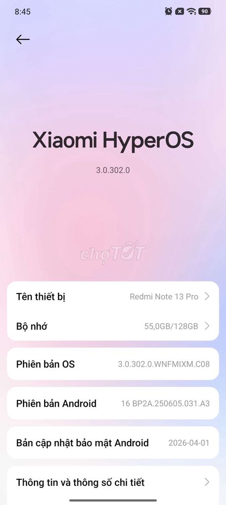 Xiaomi Redmi Note 13 Pro . Mua bán Điện thoại tại Quận Tân Phú Tp Hồ Chí Minh được đăng bởi thuận hình 1