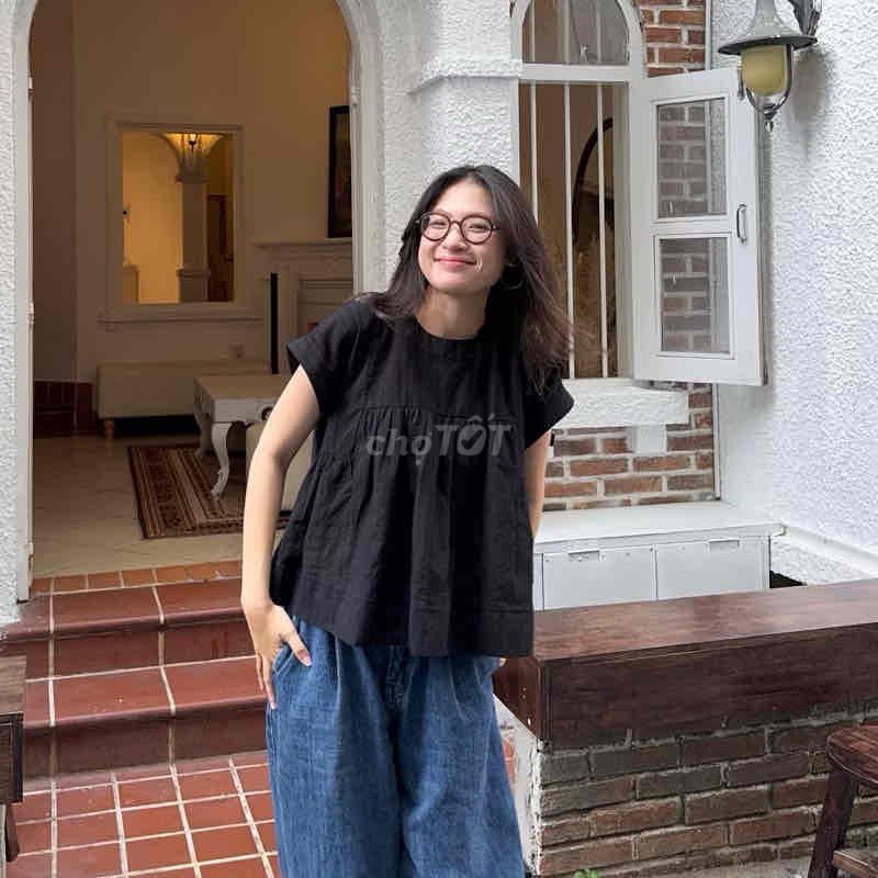 Áo babydoll DOXI Nữ size S Đen. Mua bán Quần áo tại Quận 7 Tp Hồ Chí Minh được đăng bởi Ly Le hình 1