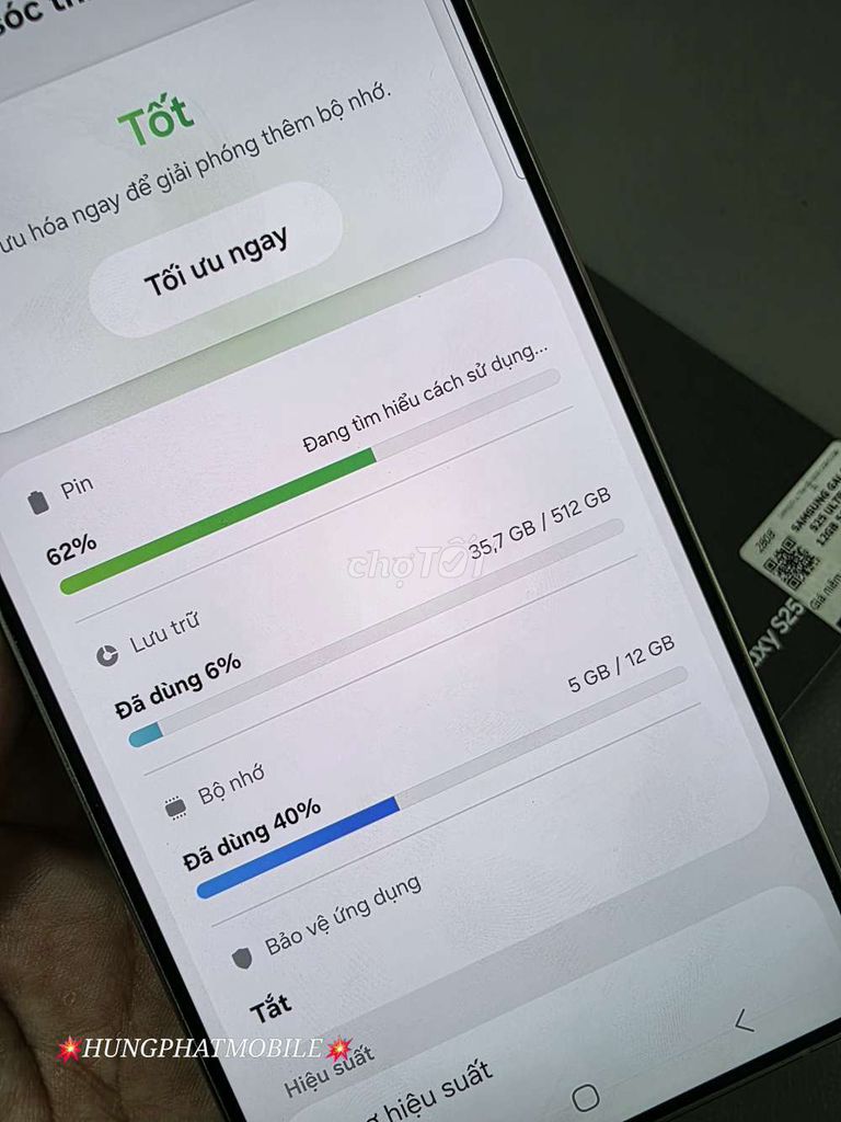 Samsung S25 Ultra 5G Đen Titan 512GB SSVN BH T9/26. Mua bán Điện thoại tại Quận Đống Đa Hà Nội được đăng bởi HƯNG PHÁT Mobile hình 1
