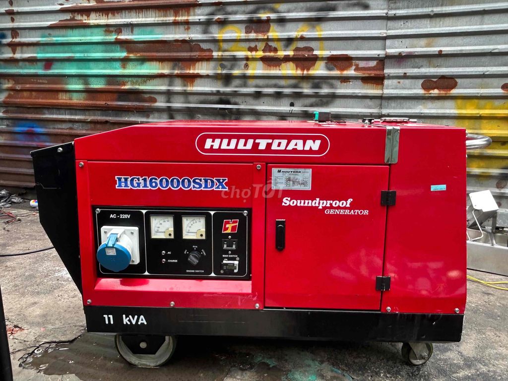 Máy phát điện Hữu Toàn 11kva HG16000SDX Đỏ. Mua bán Đồ chuyên dụng, Giống nuôi trồng tại Thành phố Thuận An Bình Dương được đăng bởi Máy móc thiết bị Nhật Anh Trung hình 1