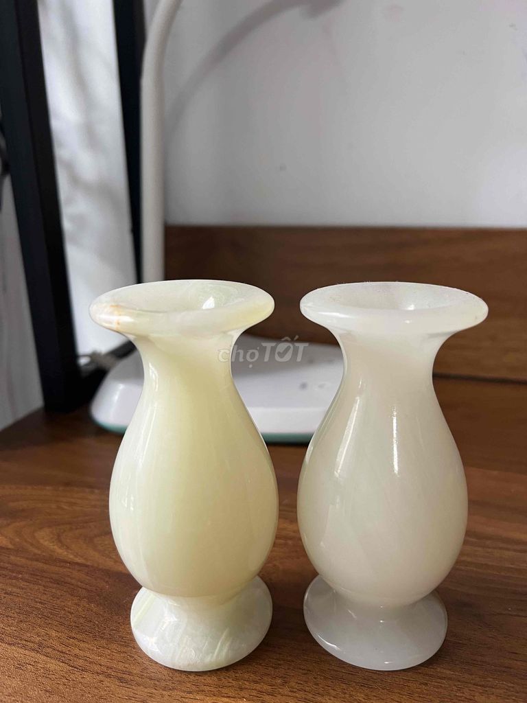 Lọ hoa đá ngọc tự nhiên Trắng ngà. Mua bán Cây cảnh, đồ trang trí tại Quận 1 Tp Hồ Chí Minh được đăng bởi medocu hình 1