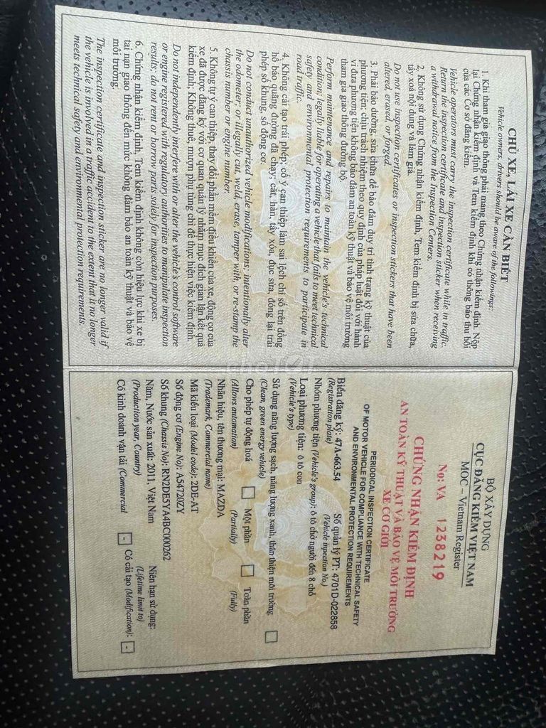 Mazda 2 2011 1.5 AT - 115000 km. Mua bán Ô tô tại Thành phố Buôn Ma Thuột Đắk Lắk được đăng bởi Vu dinh khang hình 10