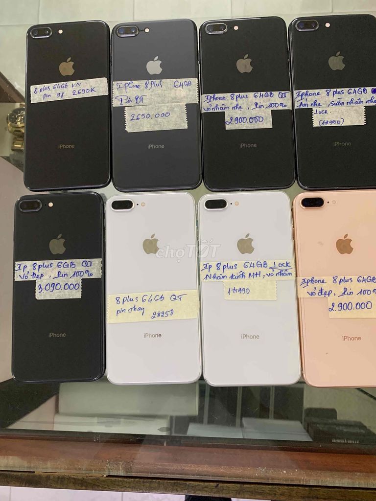 Iphone 8 Plus 64Gb Đủ màu Quốc tế - Lock đầy đủ