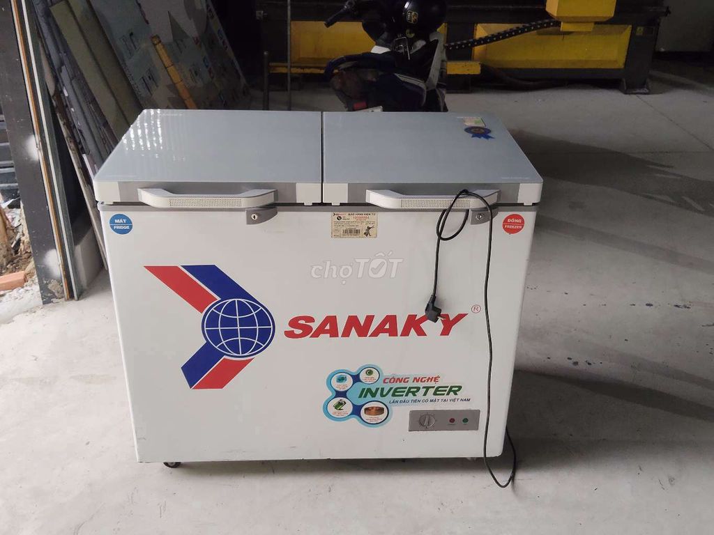 Tủ đông Sanaky Inverter 250 lít Mới 95%. Mua bán Tủ lạnh tại Thành phố Dĩ An Bình Dương được đăng bởi DUY ANH hình 1