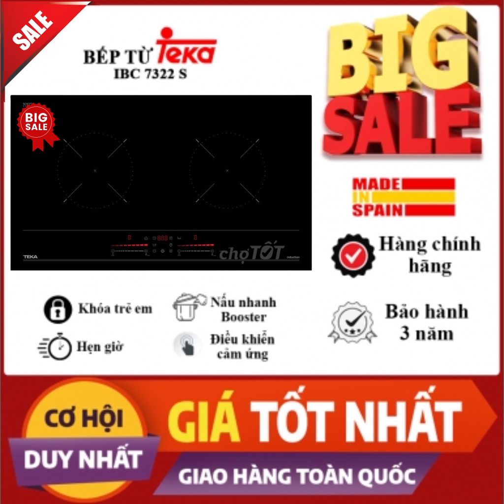 Bếp điện từ Teka IBC 7322 S Mã Số 112510040. Mua bán Bếp, lò, đồ điện nhà bếp tại Quận Tân Bình Tp Hồ Chí Minh được đăng bởi Hoangcuonghome  hình 1