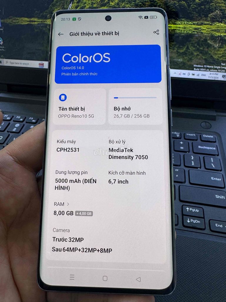 bán oppo reno 10 5g